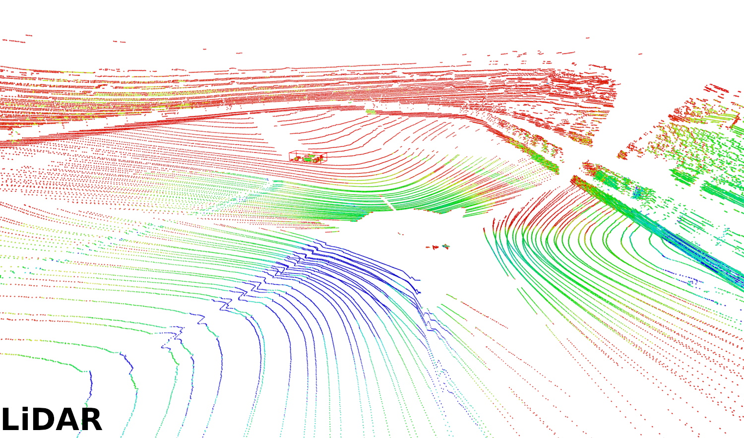 LiDAR point cloud example from the A2RL dataset